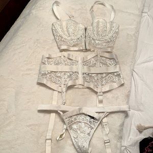 Victoria Secret White lingerie set
